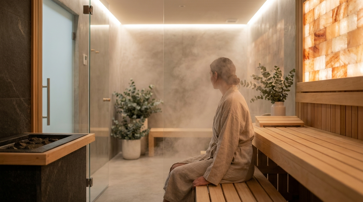 Łaźnia parowa i sauna infrared — korzyści